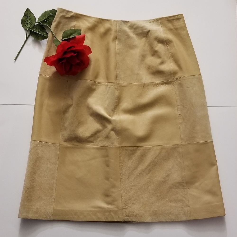 CASLON SKIRT | GENUINE LEATHER | SIZE 10